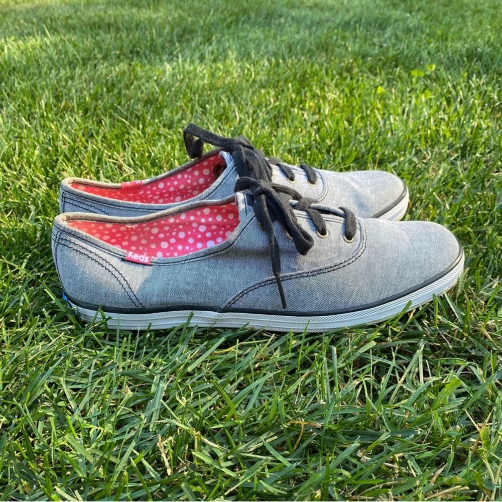Keds Charcoal Canvas Sneakers